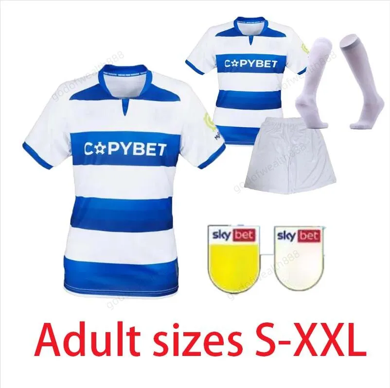 24 25 Queens Park Rangers Football Jersey 2024 Home White Blue QPR Football Shirt C.Willock Maillot L.Dykes Armstrong A.Adomah M.BONNE 2025 hommes enfants adultes