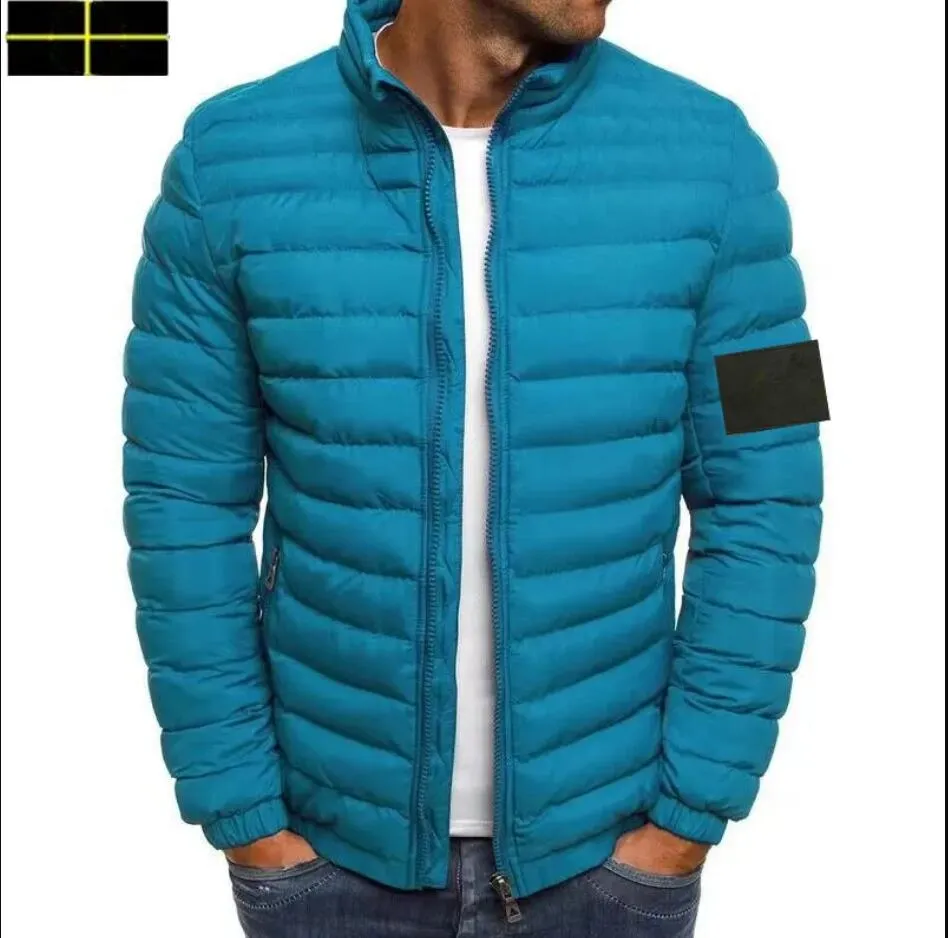 veste de pierre Island Men S Down Parkas Veste d'hiver mince et léger confortable collier de support de vent Vestes chaudes vestes de marque de qualité mince A70