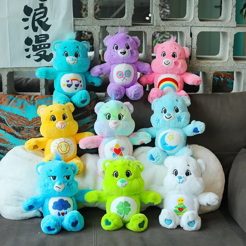 En gros, Happy Rainbow Bear Plush Toys's Children's Games Play Cawards Cadeaux de vacances Décor de chambre à coucher