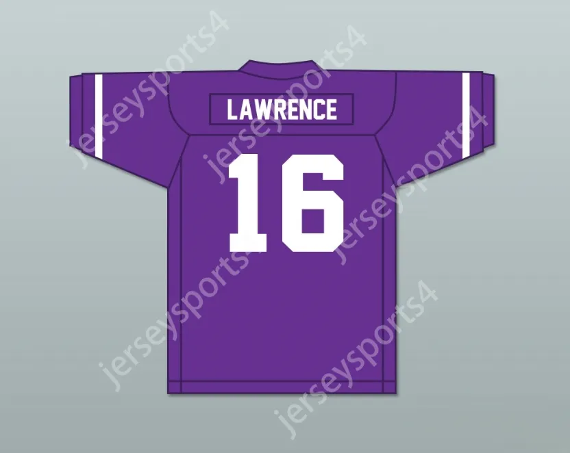 Niestandardowy numer nazwiska Męsość młodzież/Kidstrevor Lawrence 16 Cartersville High School Hurricanes Football Jersey 6 Pred S-6xl