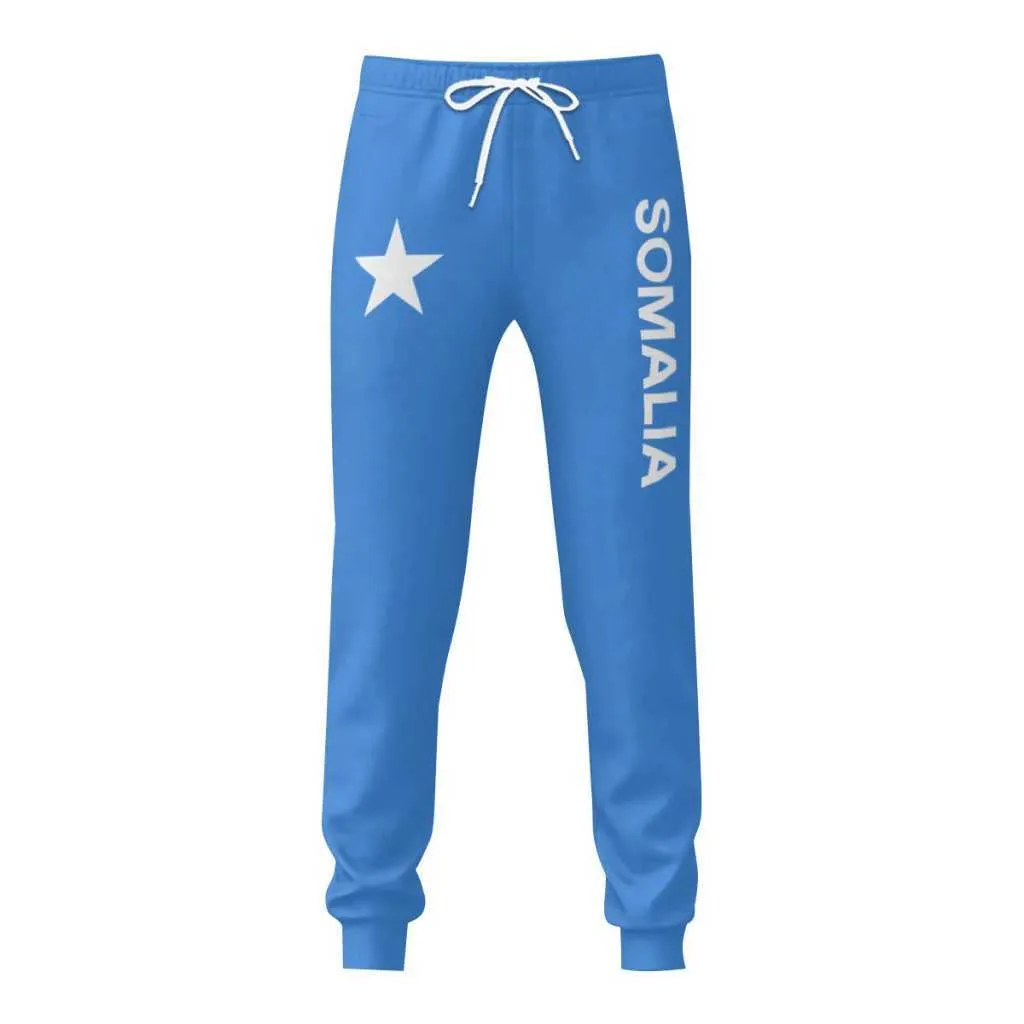 Pantaloni maschili pantaloni sportivi somali bandiera tasca da tasca da calcio da calcio multifunzionale camicia sportiva multifunzionale