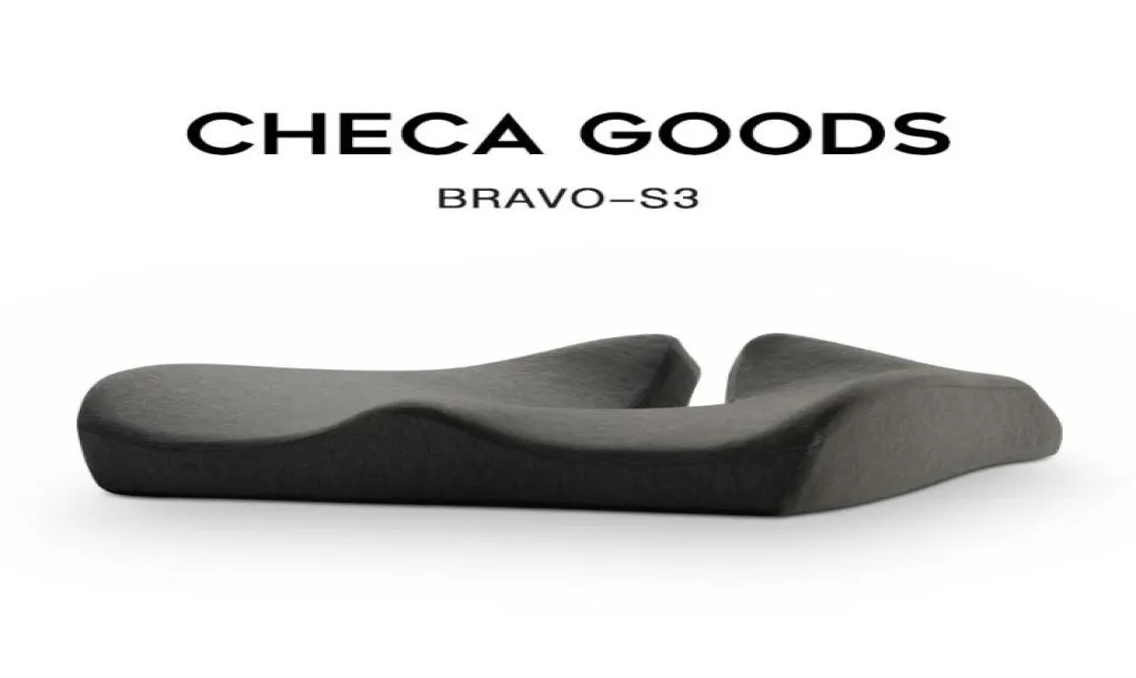 Checa Goods Premium Comfort Seat Cushion нельзя, ортопедический, 100 память, копчика для копчика для боли в копчике, боли в спине 2012161711803