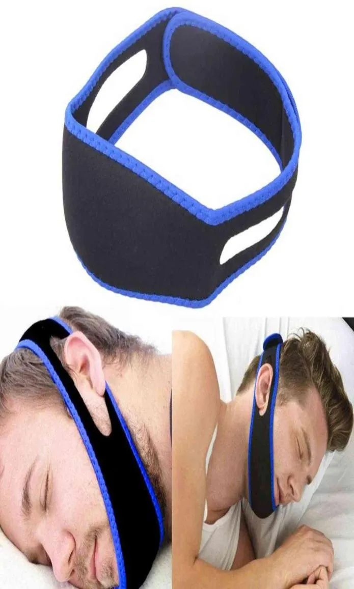 Anti Snore Chin Riem Stop Snuring Snore Belt Sleep Apnea Chin Support Bears For Woman Man Health Care Sleeping Aid Tools5276555