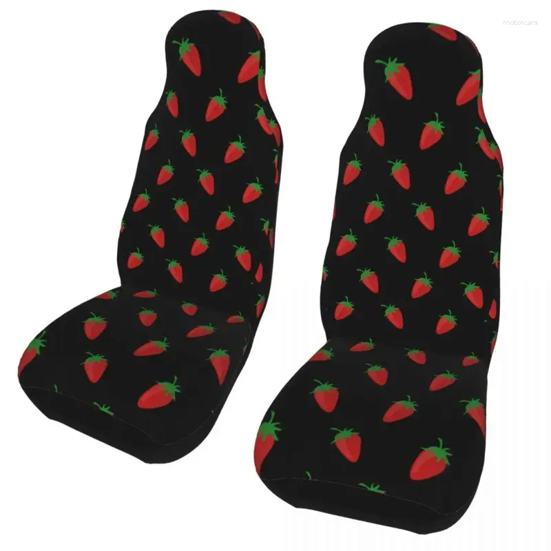 Car Seat Covers Strawberries Fruit Red Colorful Protector Interior Accessories AUTOYOUTH Cushion/Cover Polyester Styling