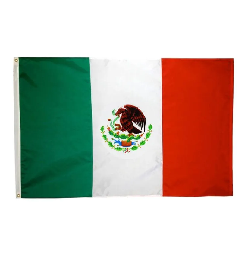 3x5 fts 90x150cm mx mex mexicanos mexicain drapeau mexicain double stitch entièrement direct 1048767