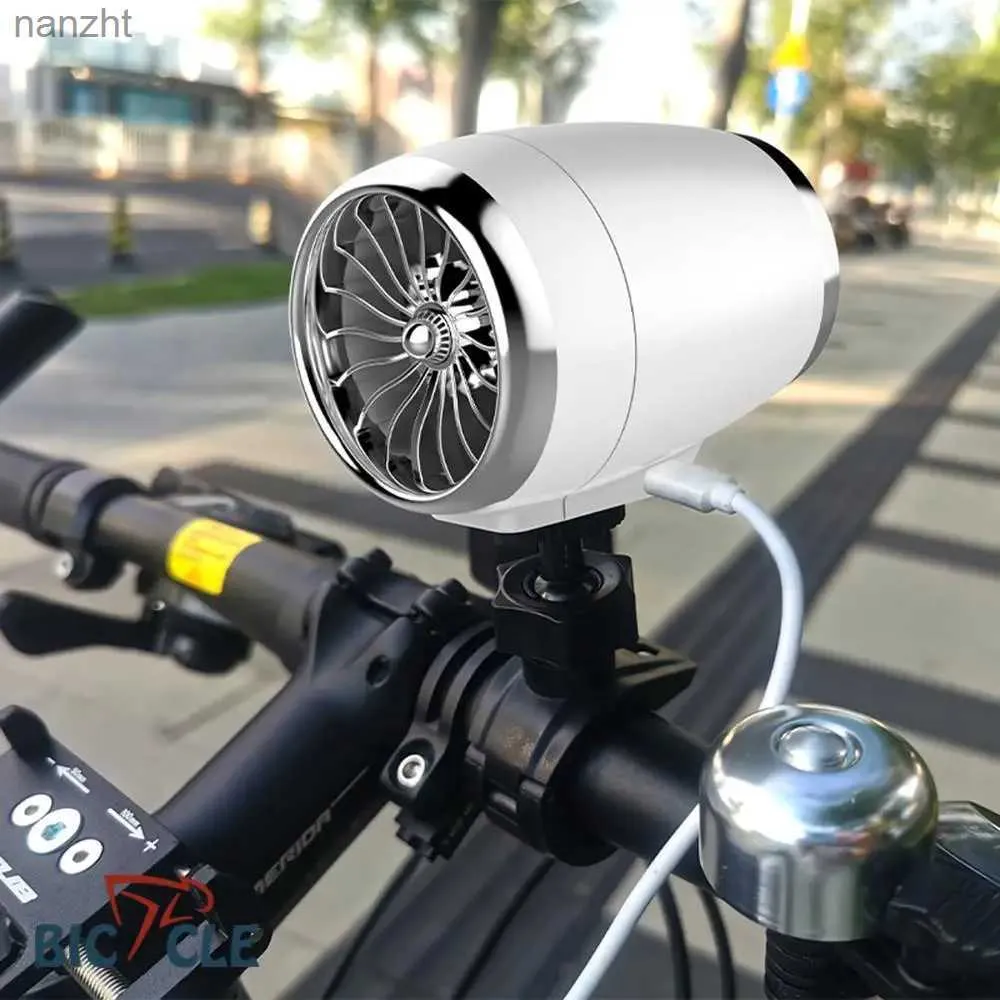 Elektrische ventilatoren Portable USB Mini -koelventilator met statief fietshandgreep elektrische ventilator buiten fietsventilator gebruikt voor kamperen en fietsen op 4 speedswx