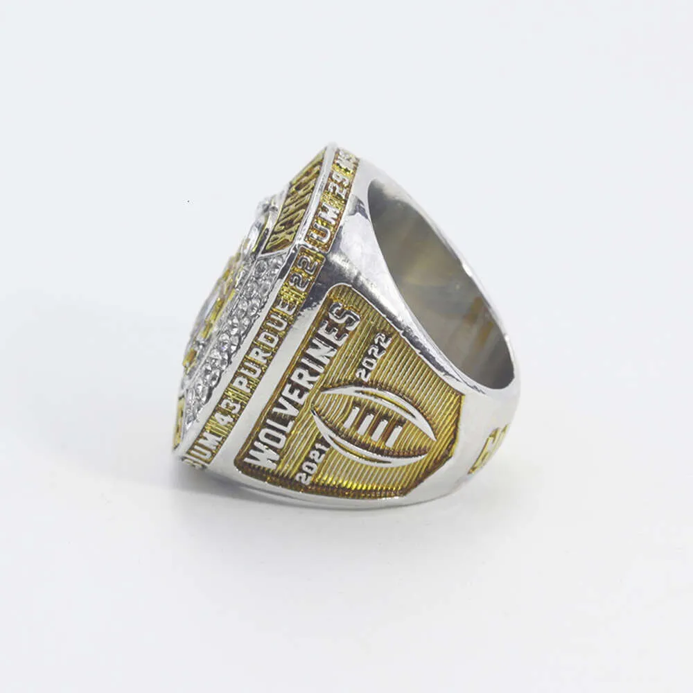 Band Pierścienie NCAA 2022 M University of Michigan Wolverine Rugby Championship Ring