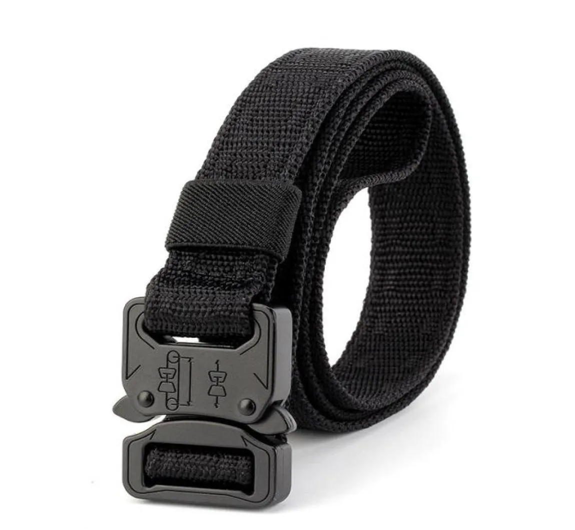 Army Swat Jungle War Combat Belt Men039s PC Szybkie uwalnianie magnetyczna klamra magnetyczna 1200D nylon wojskowy Pas kamuflaż 9561153