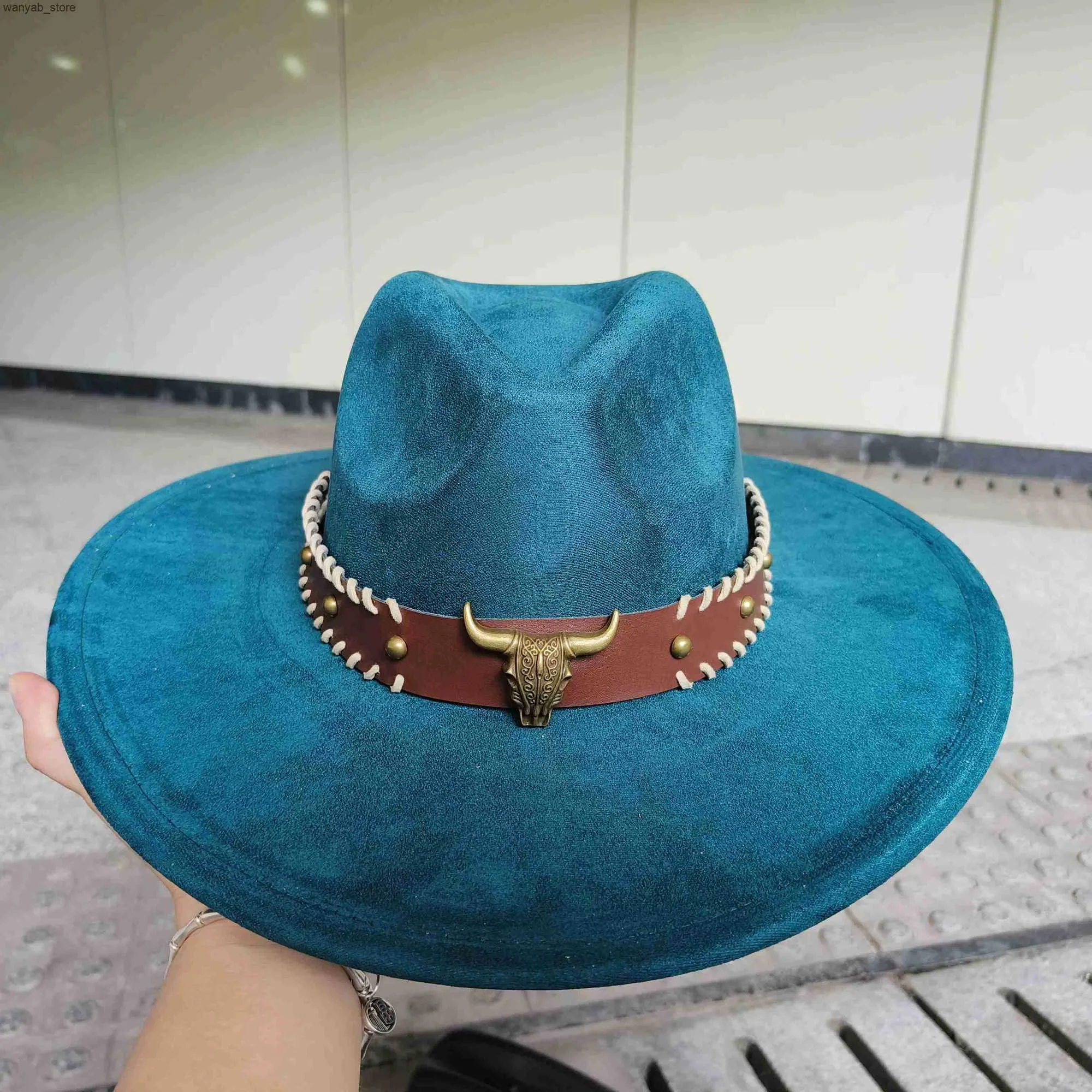 Otrain Customize Fedora Hat Flat Brim Wide Brimmed Hat Offers Name