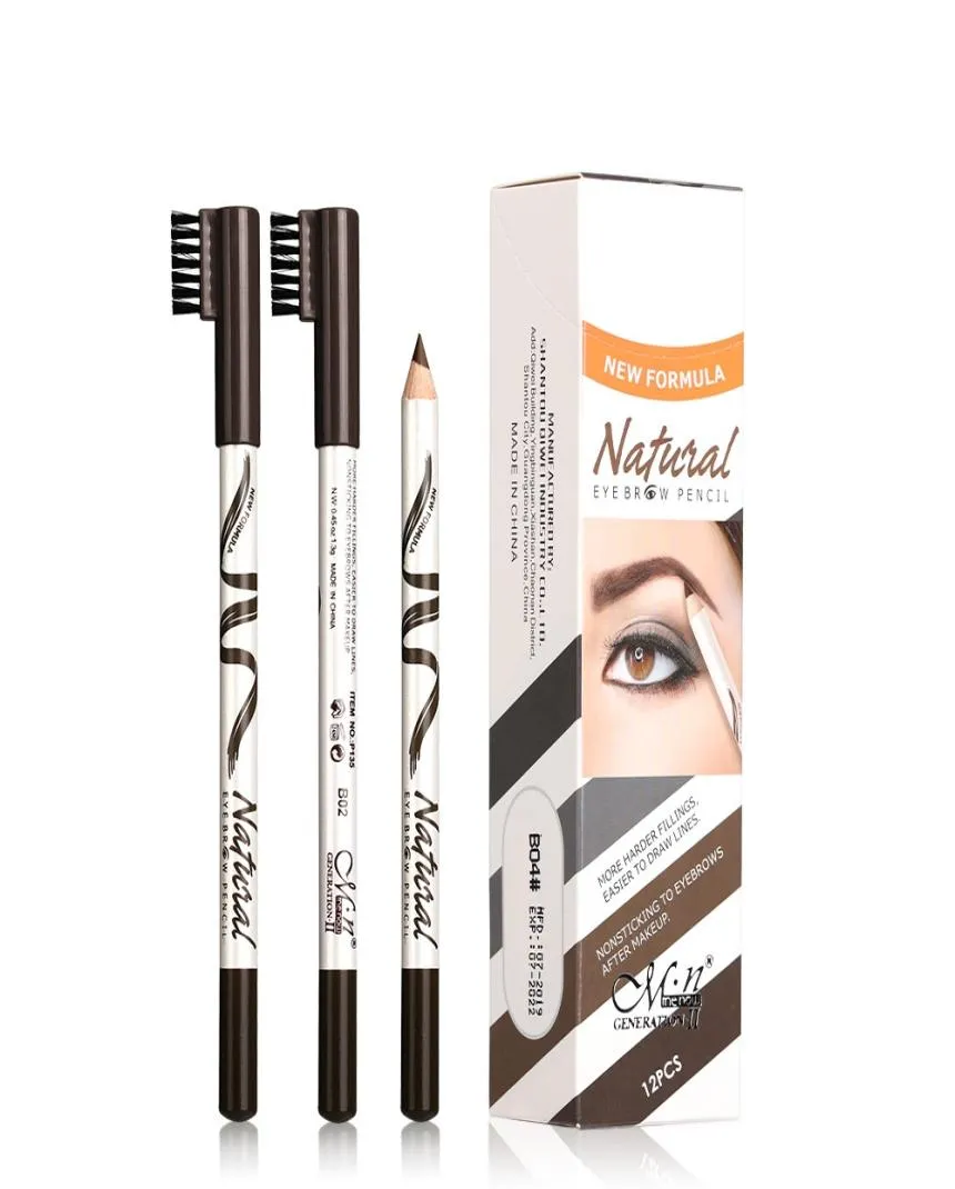 Makeup Eyebrow Pencil Marker 5 Colors Waterproof Eyebrows Tattoo For Eye Brow Enhancer Dye Tint Pen Long Lasting6892970