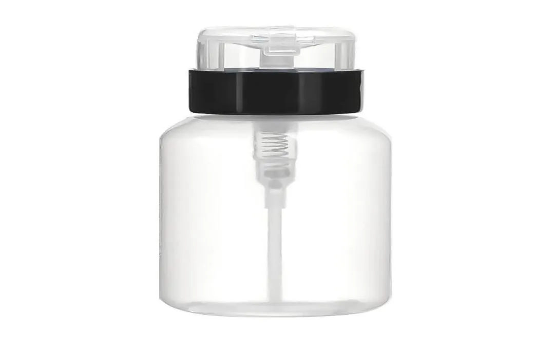 NAK -ART -apparatuur 210 ml lege pomp dispenser vloeistof UV gel Poolse navulbare fles schone aceton reinigingsmiddelen remover gereedschap4877336