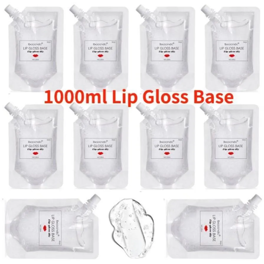 1000 ml DIY Clear Lipgloss Basisolie Nitaanvals hydraterende lippenstiftmateriaal Gel Lip Gloss Handgemaakte vloeistofmake -up12788549