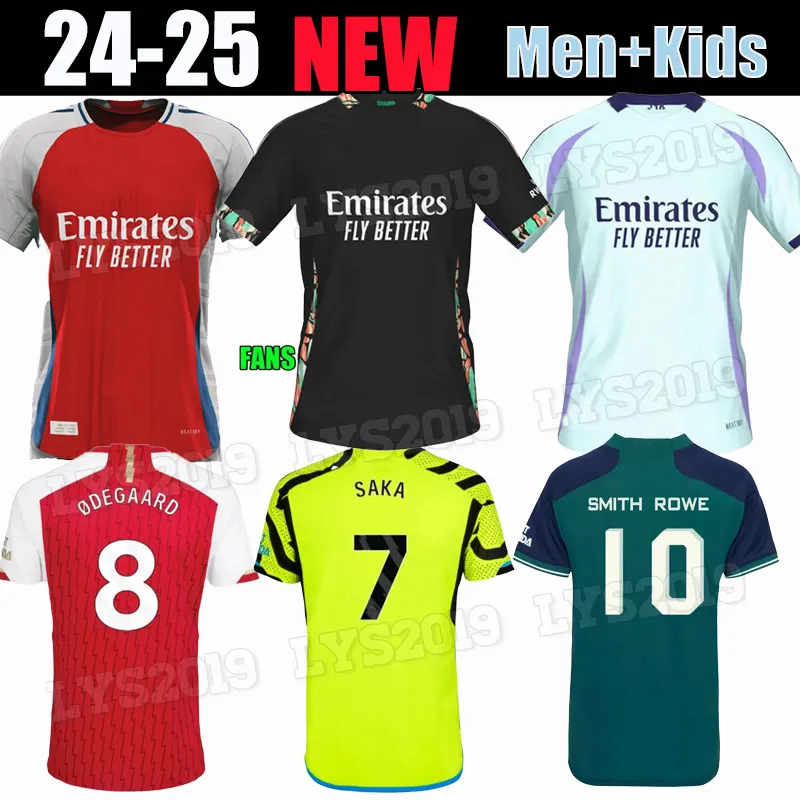 23 24 G.JESUS soccer jerseys RICE SMITH ROWE SAKA Fans Player J.TIMBER MARTINELLI RUSSO 2023 2024 football shirt Men and Kids ODEGAARD SAMBI FABIO VIEIRA SALIBA HAVERTZ