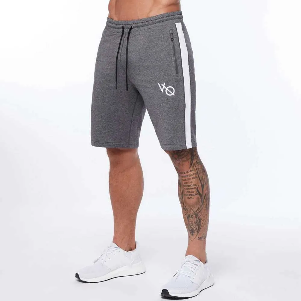 Męskie szorty męskie bawełniane szorty biegowe szarość oddychająca do koszykówki kulturystyka dresowe spodnie fitness szorty jogger gimnastyczne szorty j240429