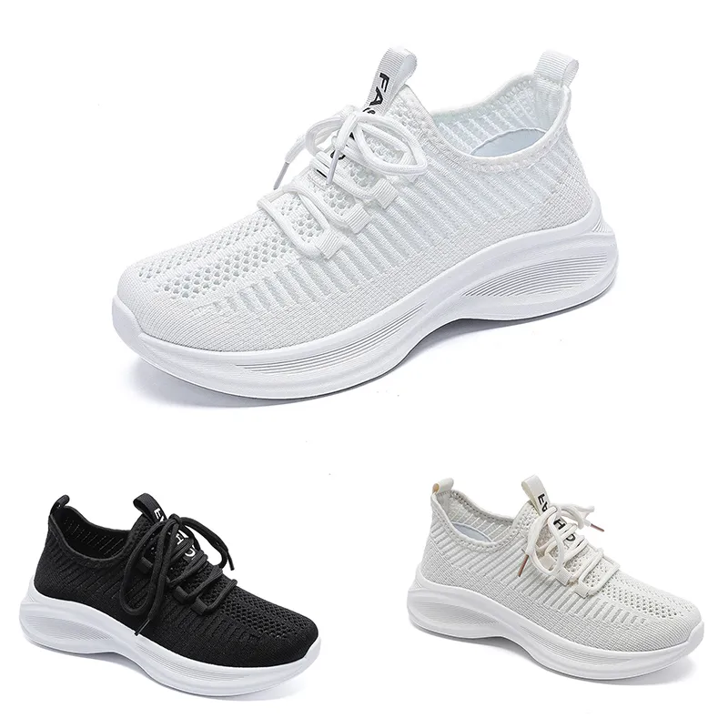 Envío gratis hombres zapatillas para mujeres en malla transpirable anti-resistente comodidad blanca crema negra para hombres entrenadores deportivos gai gai