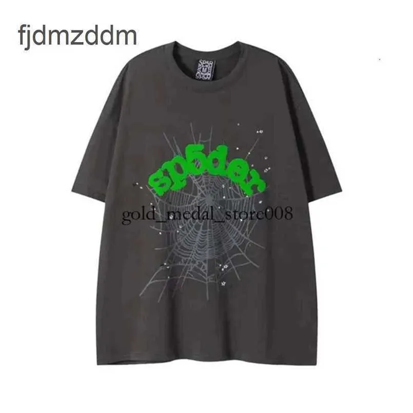 Camiseta de aranha tshirt de designer número 555555 Estrela impressão