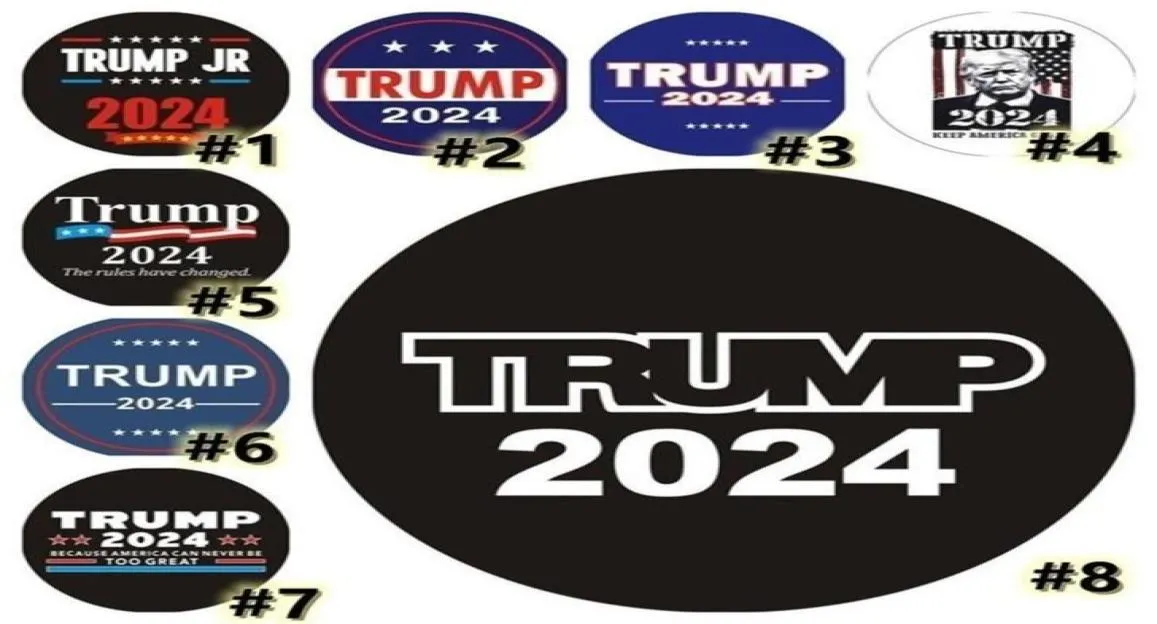Trump 2024 Sticker de parachoques COMA DE LA CARRA DE LA VENTANA Las reglas han cambiado las pegatinas El presidente Donald Trump, el acceso a los accesorios2599824