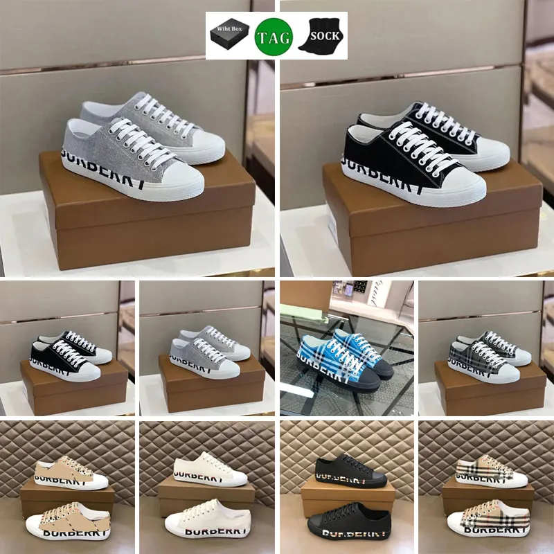 2024 Designer tênis vintage Sapatos quadriculados Lattice Men Sapatos casuais Calfskin Releved Leather Shoes Shoes Patched Nylon Trainers Sneaker