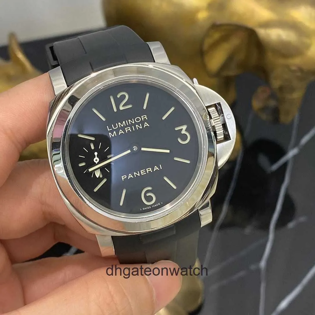 Пенераа высококлассные дизайнерские часы для 00177 Механические мужские часы 44 мм оригинал 1: 1 с настоящим логотипом и коробкой