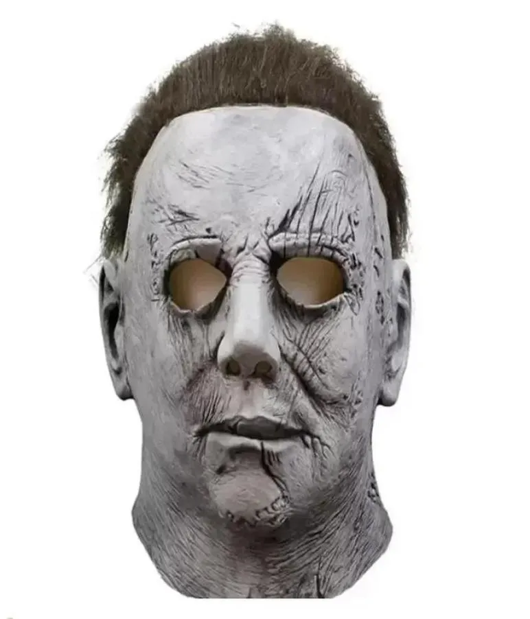 Mascara korku myers feste maski maschera scary mascherade michael halloween cosplay festa maschesi maschesi realista latex mascaras mask6150595