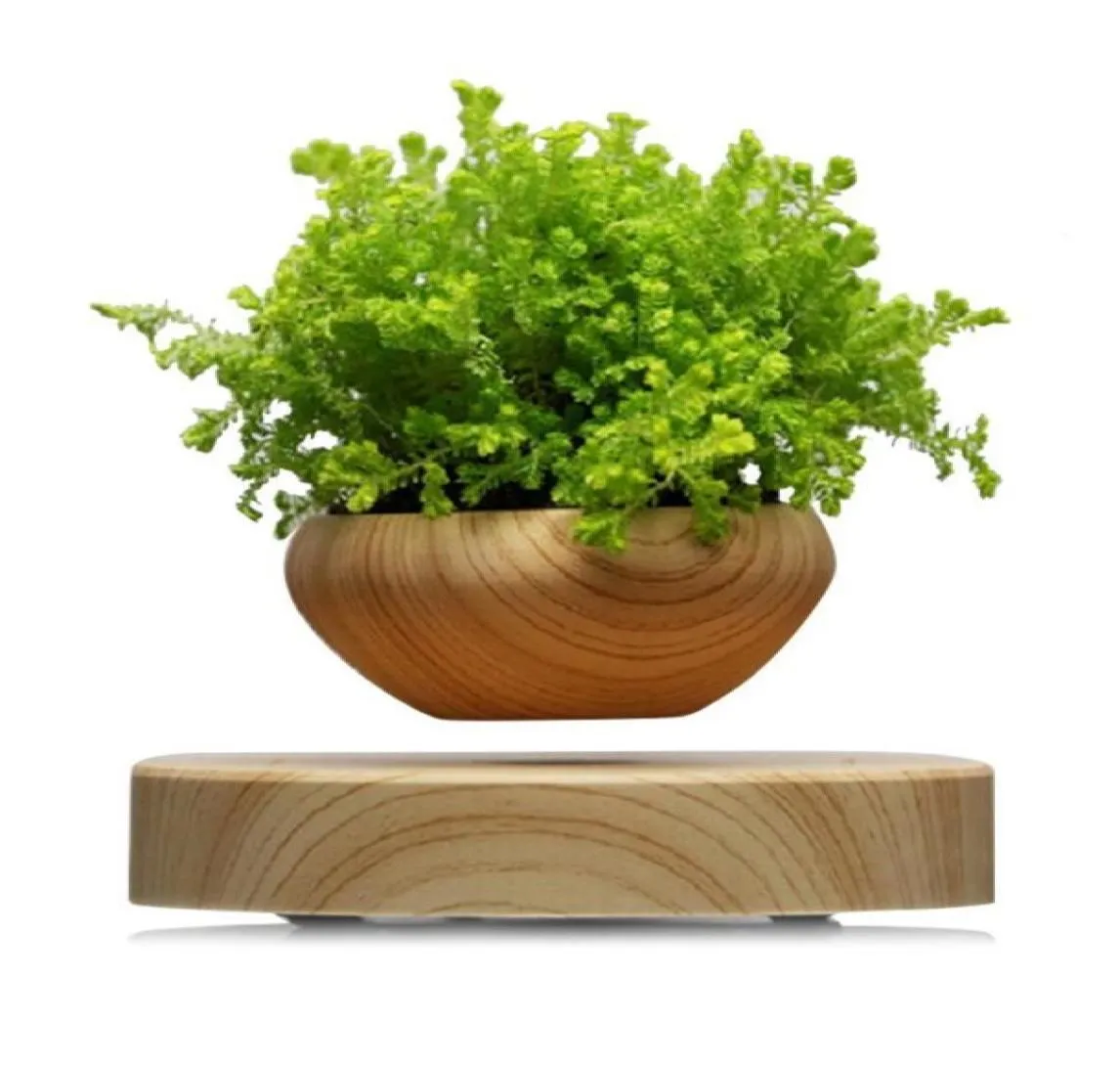 Magnetisk leviterande krukväxt växt luft bonsai potten levitation växter planter blomkrukor saftiga växt för hemmakontor dekor y200728313910