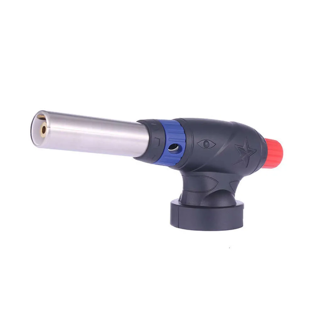 NIEUW Design Cooking Blow Torch lichter draagbare keuken Jet Flame Gun zonder gasbrander met Creme Brulee Torch Branded