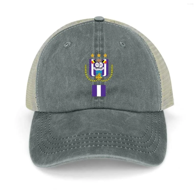 Berets Anderhecht RSCA - Voetbal Cowboy Hat Cosplay Visor Bobble For Man Women's