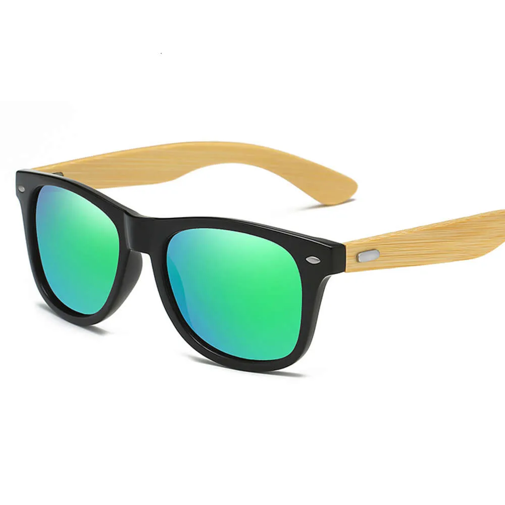 Mens e mulheres coloridas de filme de bambu polarizando óculos polarizadores de bambu polarizando óculos de sol
