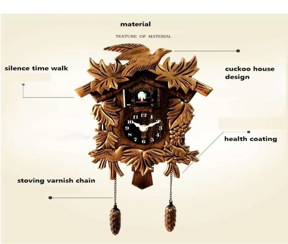 Living Room Wall Bird Cuckoo Clock Watch Modern Brief Children Unicorn Decorations Home Day Time Alarm Y2004078006173