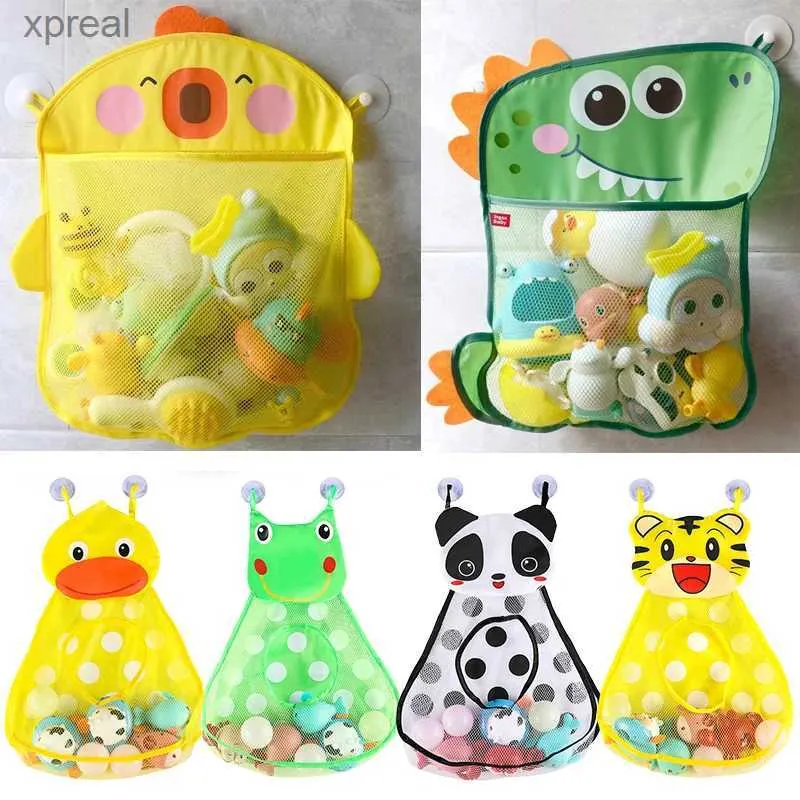 Bath Toys Baby Shower Toy Storage Bag Suction Cup Fixed Design