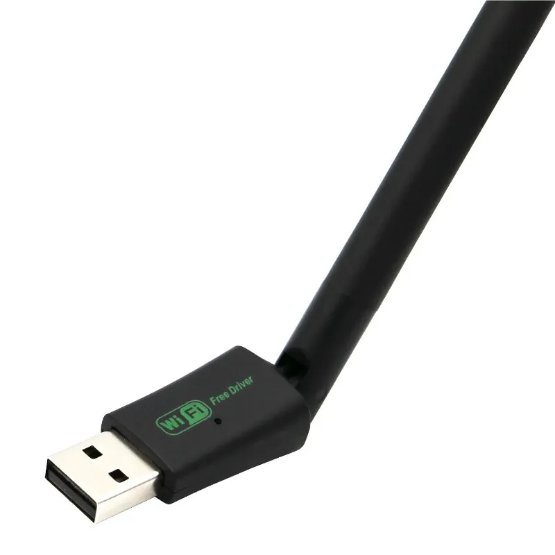 RT5370 USB 2.0 150 Mbps WiFi -antenne MTK7601 Draadloze netwerkkaart 802.11b/G/N LAN -adapter met roteerbare antenne -dropshipping