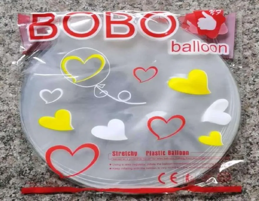 836inch Bobo bubble ballonnen decor Clear transparante opblaasbare lucht helium globos kerstbruiloft verjaardagsfeestje decoratie BAL3191678