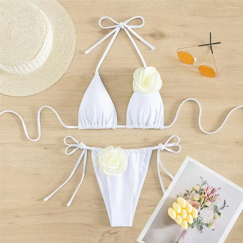 Bikini de trajes de baño para mujeres Swins Beatter Swimsuits Triangle Micro Thong 2024 Mujer String Push Up Women Bating