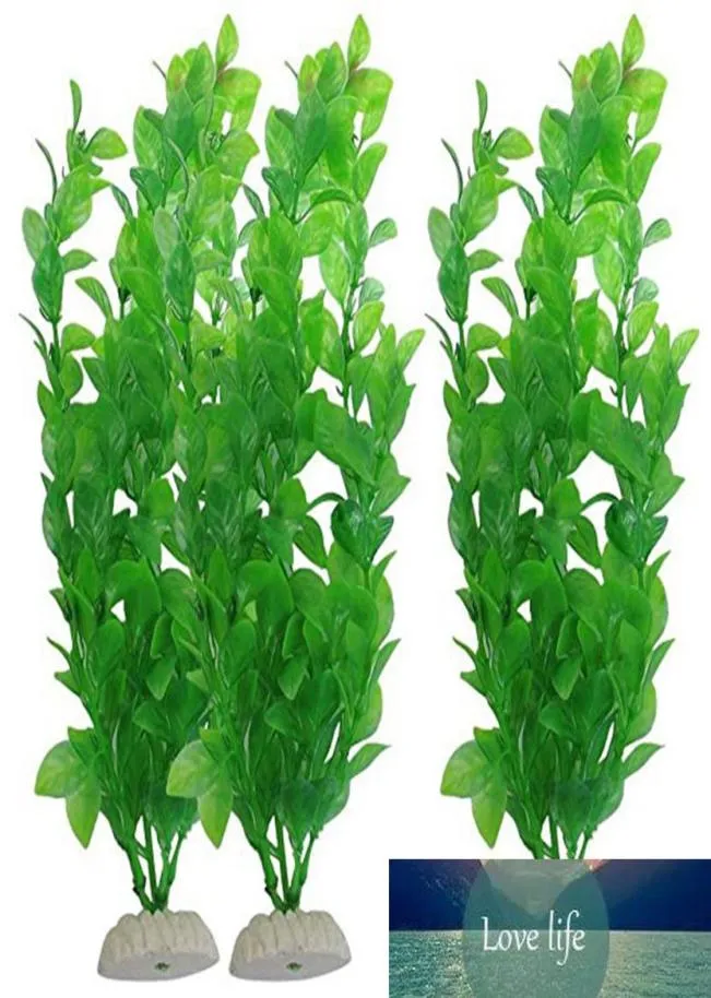 Aquarium Fish Tank Plants Artificial Green Seaweed Vivid Water Plants Plastic Plant Decorations8112062