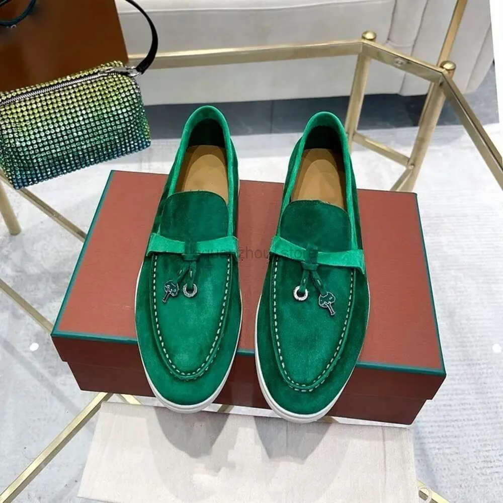 Erkek loro spor ayakkabılar ayakkabı schuhe cazibe yürüyüş loafers alçak üst süet inek deri lp oxfords düz kayma rahat kauçuk taban mokasen boyutu 36-46