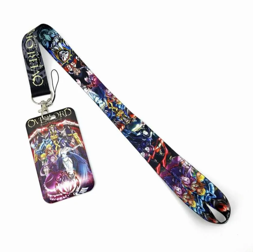 Japońskie anime władcy lanyard identyfikator okładki Pass Please Telefone Charm Chark Straps Odzwiercieczka Akcesoria 5167855