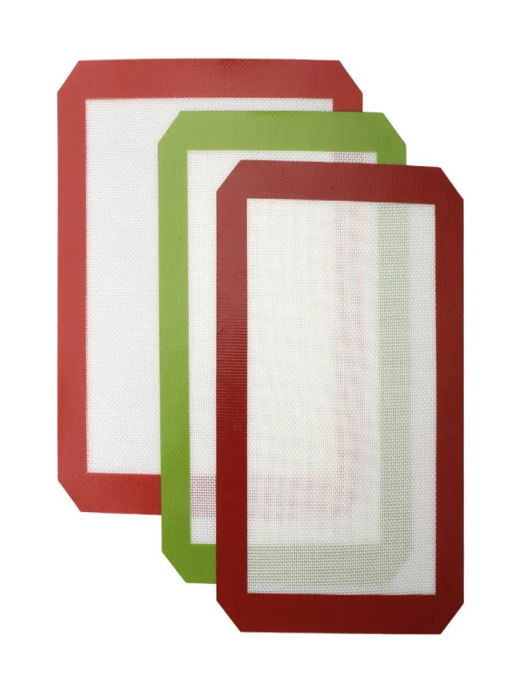 Nicht -STICK -Silikon -Backmatten Lebensmittelqualität Silikon Glasfaser Rollblatt Küche Backer