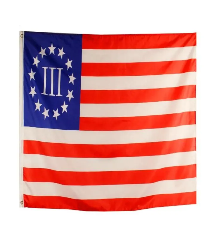 90x150 cm 3x5 fts US nyberg trois pour cent des États-Unis drapeau Betsy Ross 1776 FACTORY 1842002