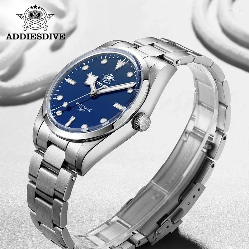 Montre-bracelets Adies Dive Ad2113 Hommes Vobes HEATS SAPHIRE GLASS BGW9 Super Lumin 10bar NH35 Automatique mécanique Reloj Hombre