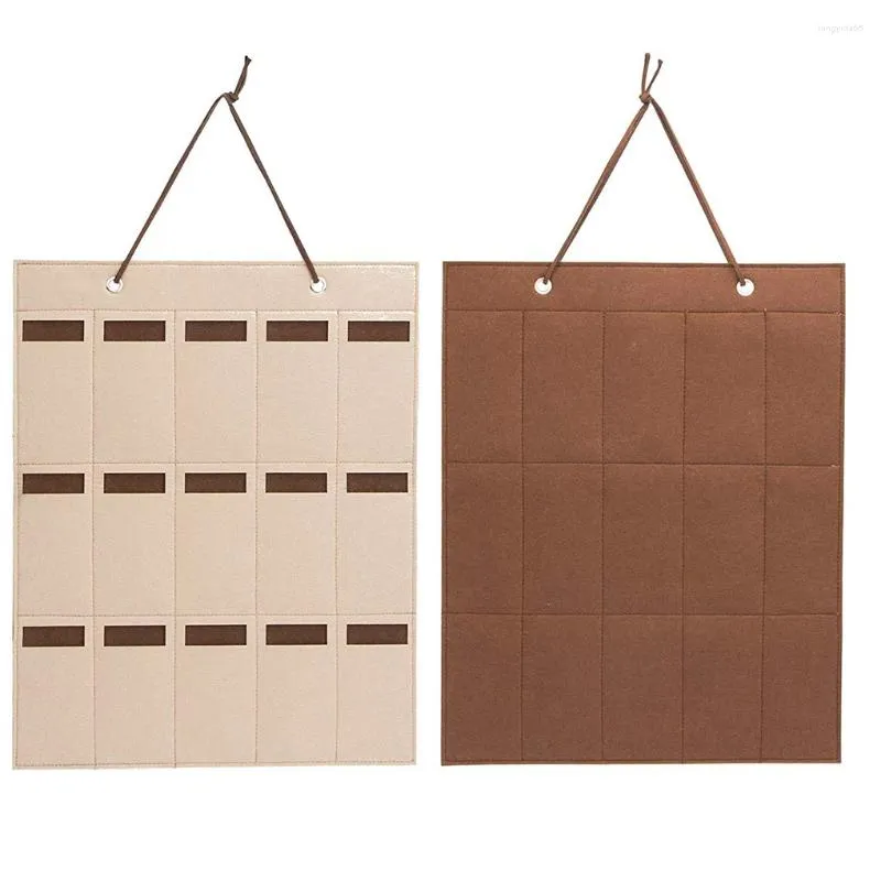 Storage Bags Display Stand Bag Compact Size Exquisite Wall Hanger No Scratches Glasses Mount Shop Accessories Coffee Color