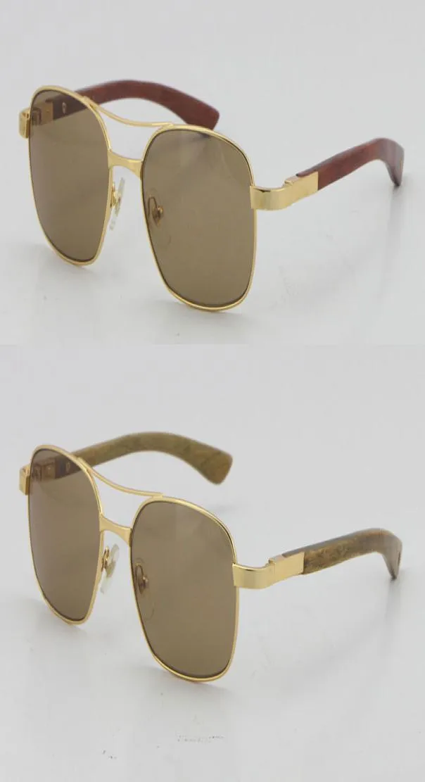 Santos santos beige bubinga 5037821 occhiali da sole in legno maschi vetri di legno modello Classical Drive