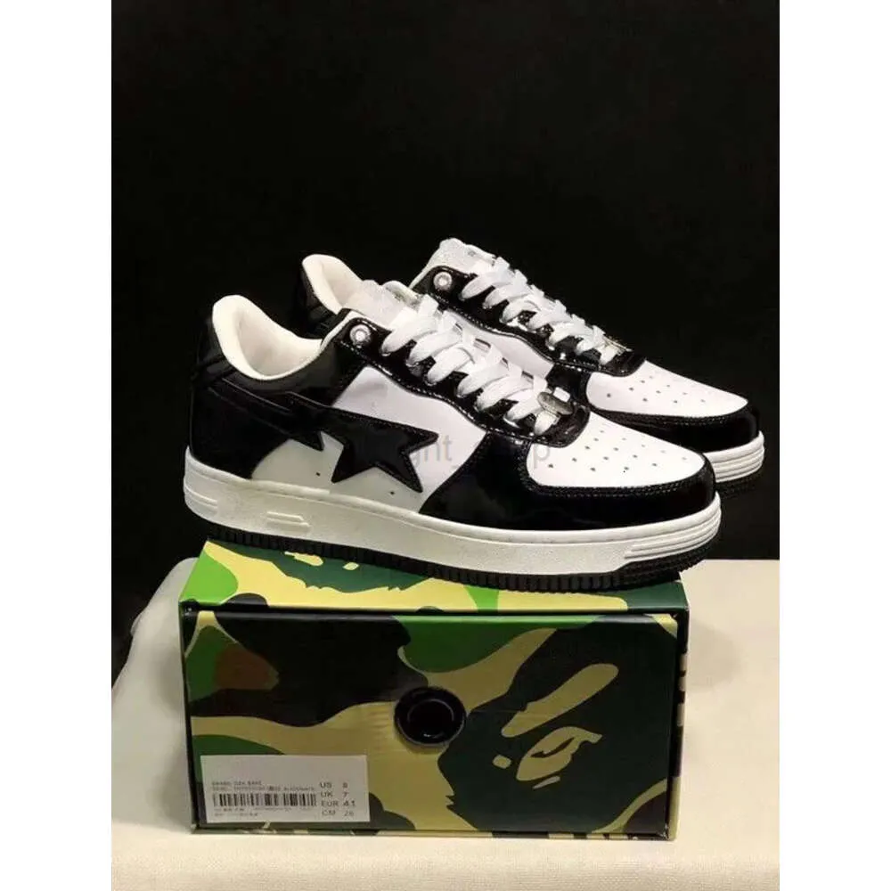 With Box Bapestass Bapess Sta Casual Shoes Sk8 Low Men Women Black White Pastel Green Blue Suede Mens Womens Trainers Outdoor Sports Sneakers Walking Jogging Shoe