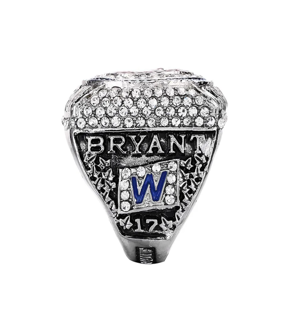 Nowe przybycie Bryant 2016 Cubs World Baseball Championship Ring Pierścień Wysokiej jakości Wholl Whatle 9035492