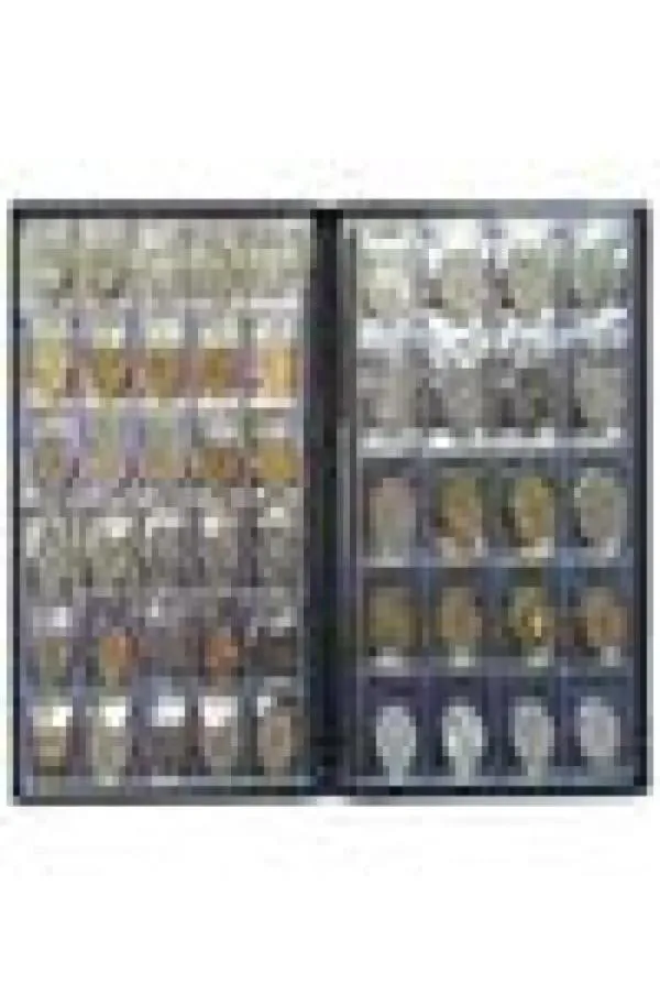 250 pièces Coins Book Book Book Commémoratif College Collection Bolders Collection Collection Volume Roder Hold Multicolor vide Coin C094346353