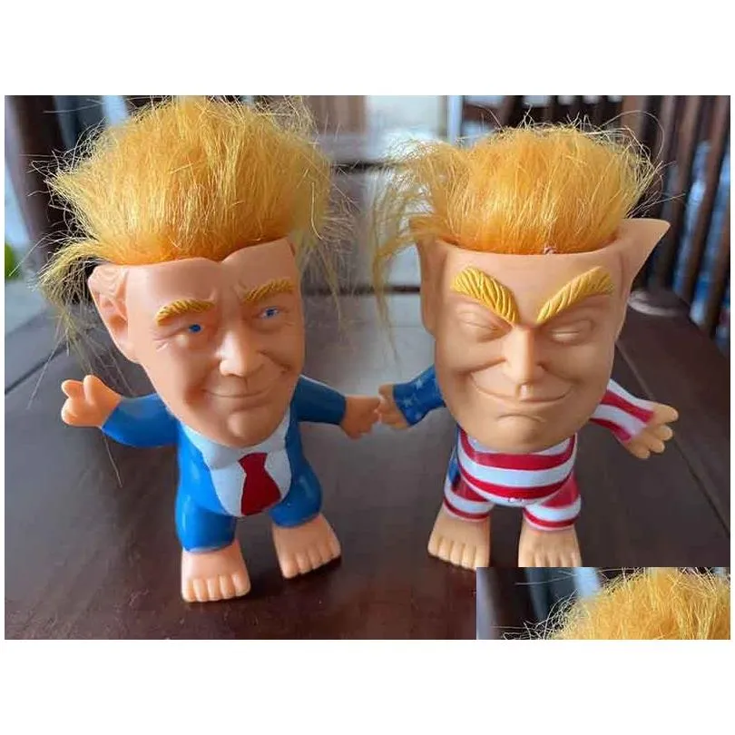 Party Favor Creative Pvc Trump Doll Favoritprodukter Intressanta leksaker Gift Drop Delivery Home Garden Festive Supplies Event DHCNY