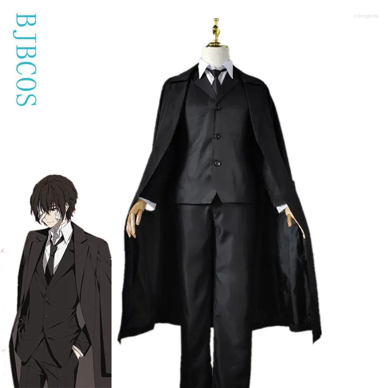 Anime kostuums Dazai Osamu Cosplay Bungou Stray Dogs kostuum Port Mafia Chuya Nakahara Men