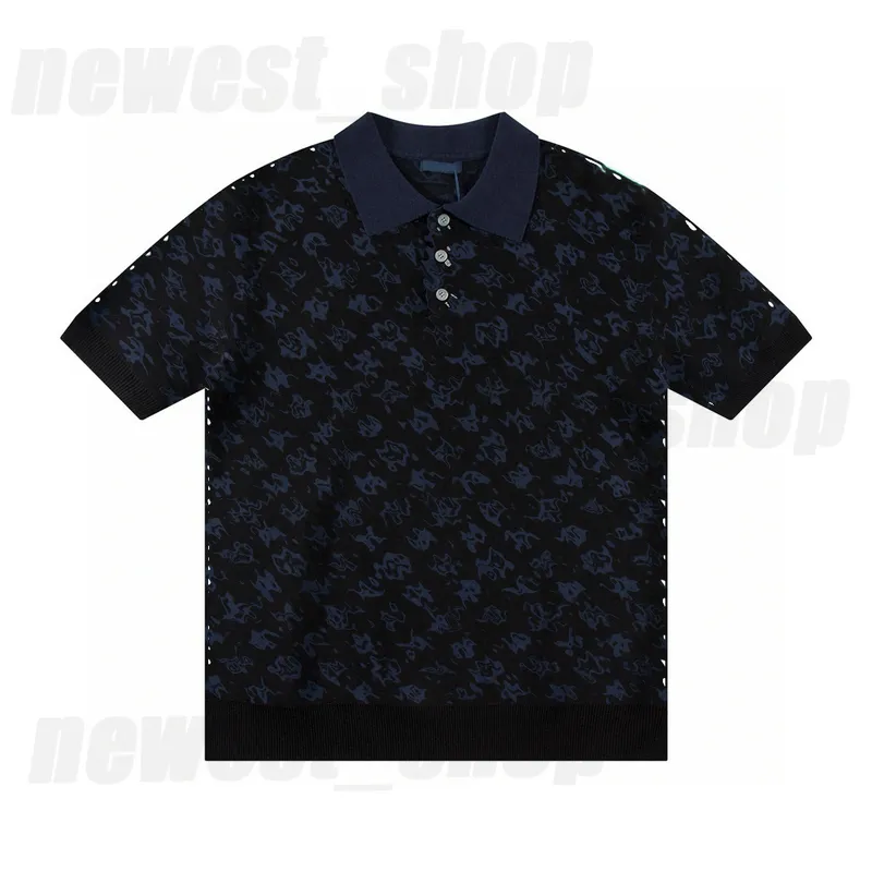 Designer Mens Plus Size Polo T-shirt T Shirts Luxury Tshirts Casual Classic Letter Monogrammed Print Summer Blue Paris Geometric Fashion Tee Tops