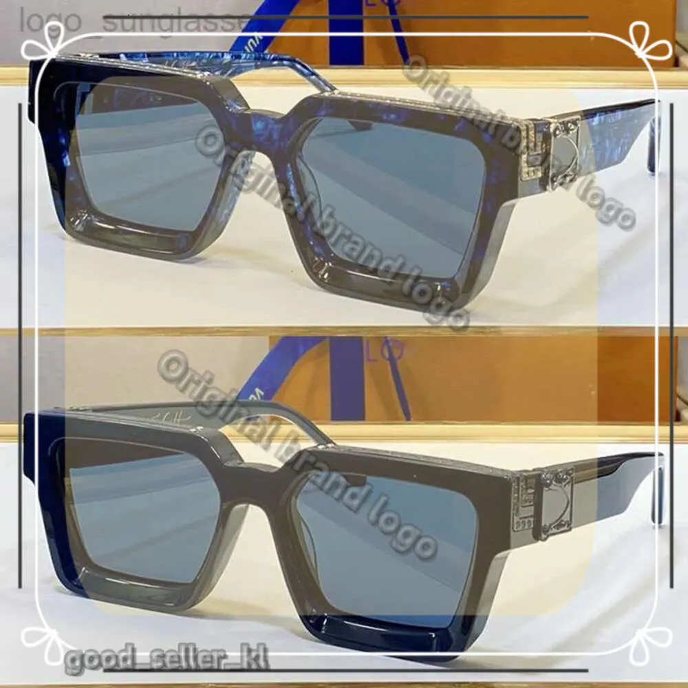 Designer Millionär klassisch klassisch hochwertige Sonnenbrille Eine Million Herren Damen Neue Farbmode Luxus Designer Festliche Party Blaues Objektiv UV-Schutzschaltbox 191