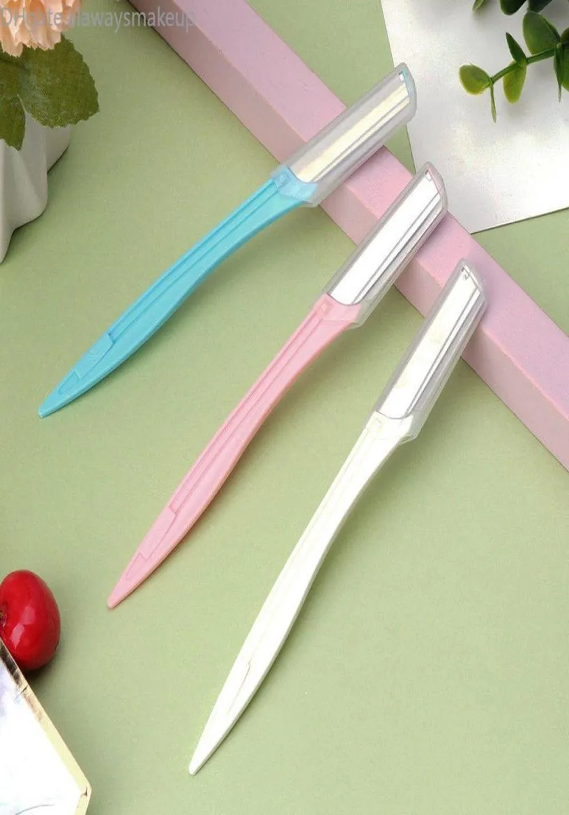 2pcs Women Brow Face Brow Razor Bread Bread Blade Инструмент для удаления волос для лиц. Красота New Dropship6465994