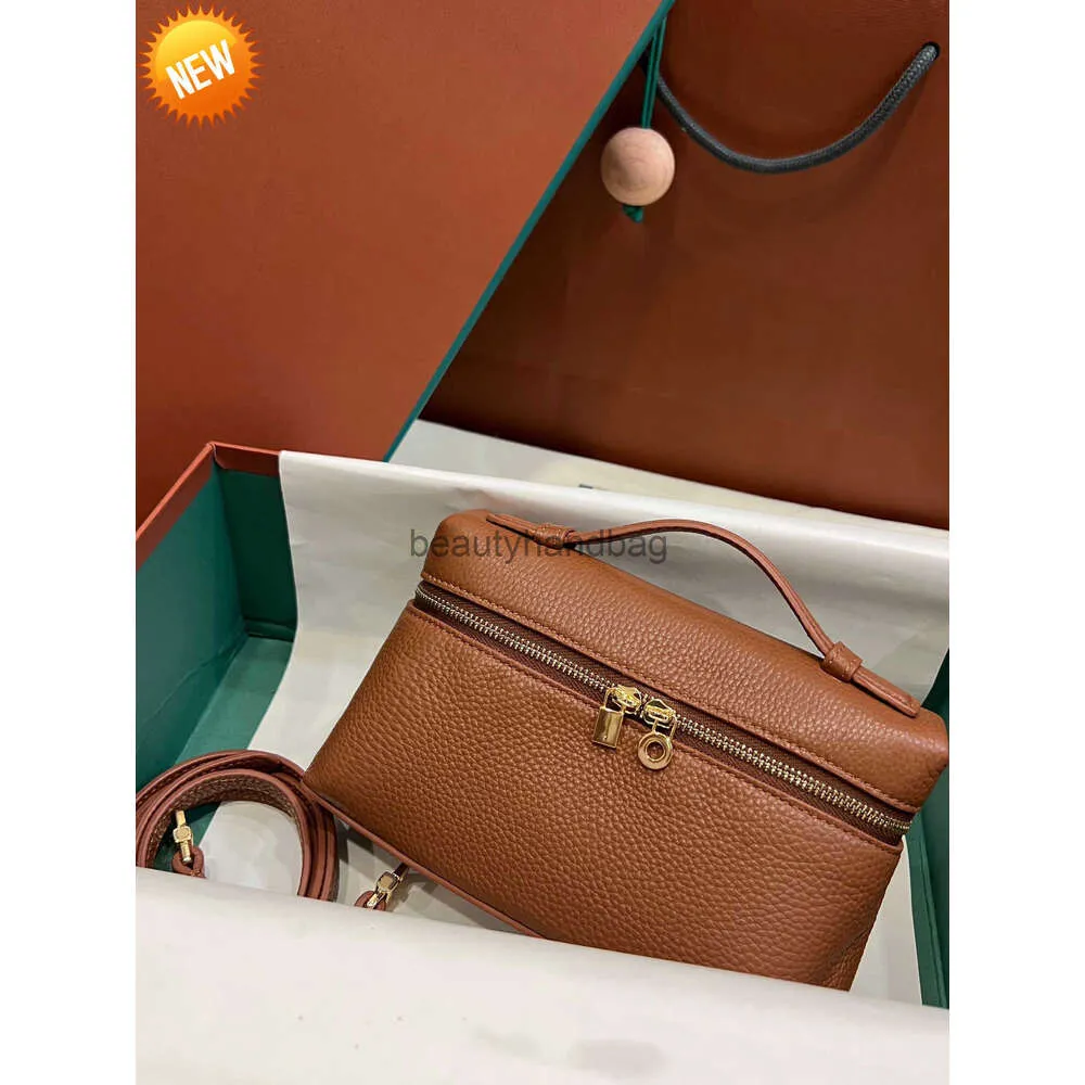 Loro Piano LP LorosPianasl shoulder Womens 2023 bags fashion Extra Pocket L19 genuine leather designer top quality Two way zipper handbags